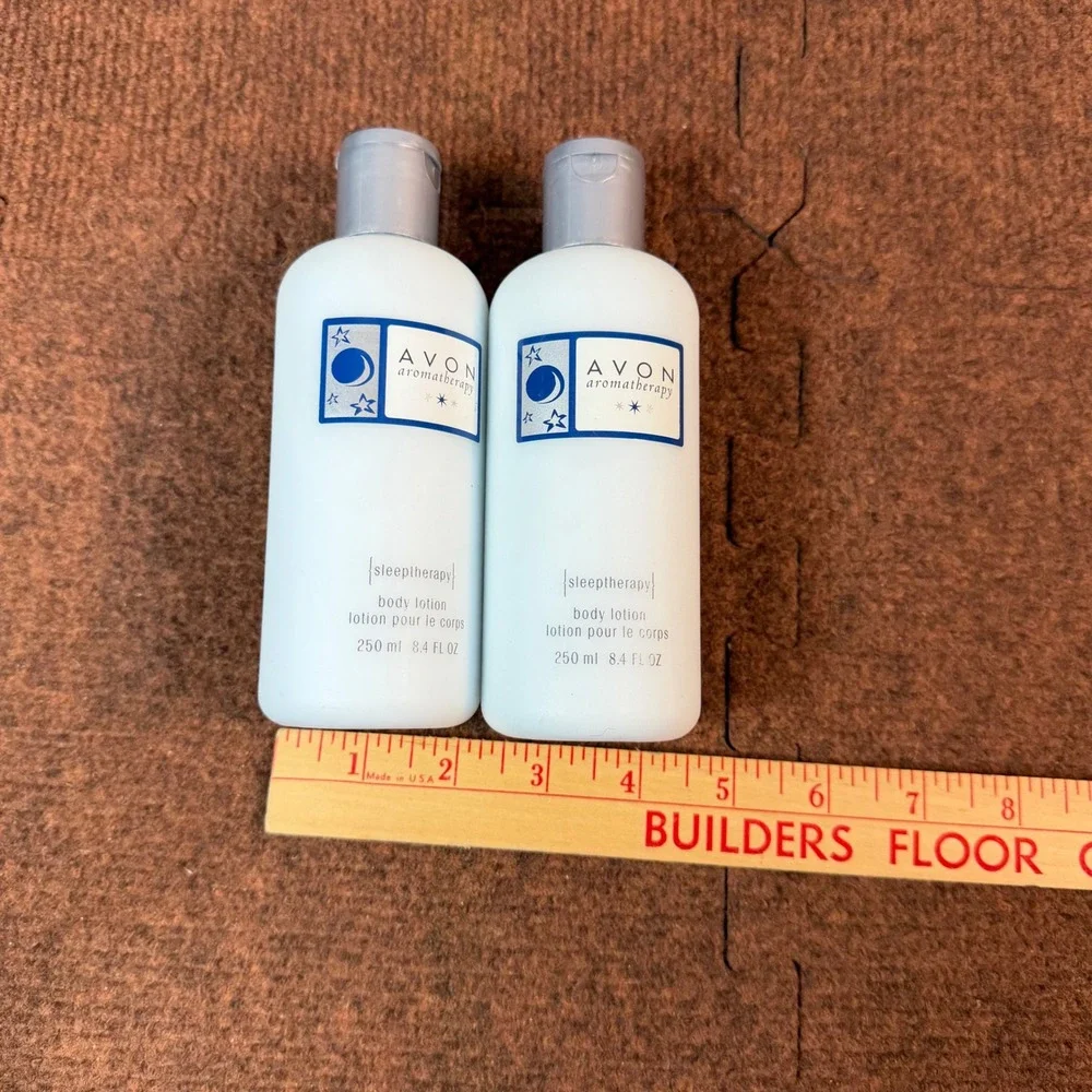 Avon Aromatherapy Sleeptherapy Body Lotion Set of 2 Vintage 2002 8.4oz Calming